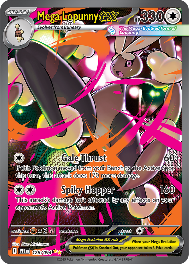 8BXG_EN_128-2x Mega Lopunny ex - 128/094 - Imagen 1