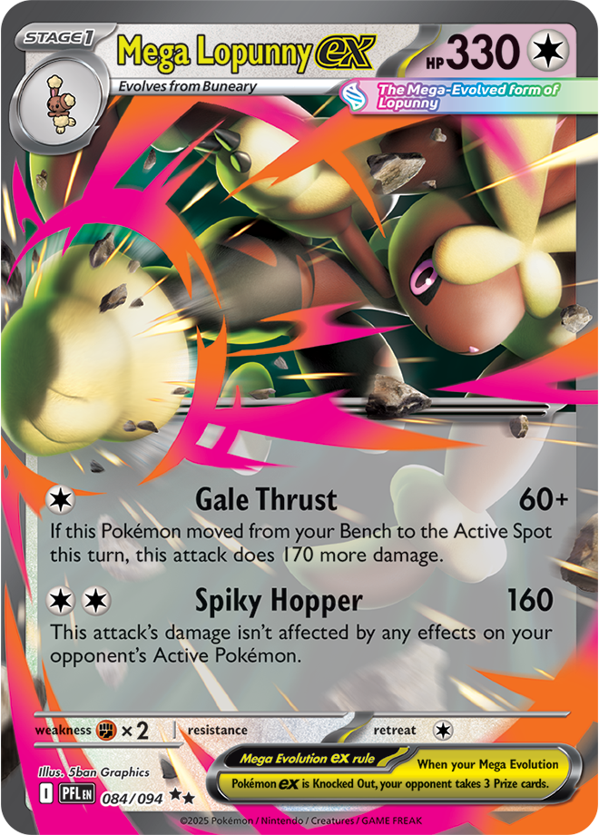 lopuny Mega Lopunny ex - 084/094 - Imagen 1