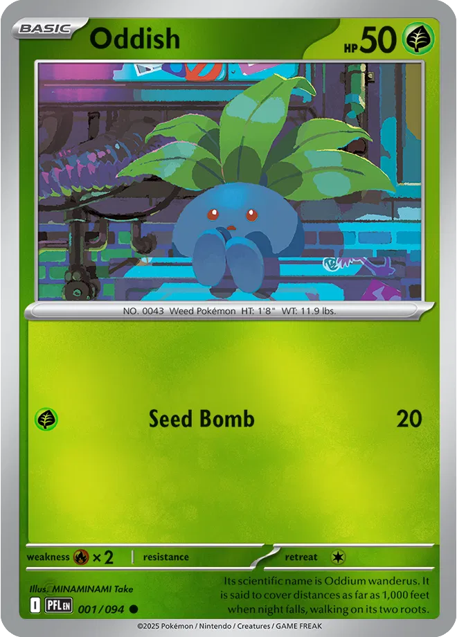 product_662205-2 Oddish - 001/094 Reverse - Imagen 1