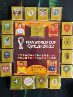 2022 PANINI COPA MUNDIAL ALBUM TAPA BLANDA + Set completo de figuras para pegar
