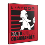 Ultra PRO Pokémon - Binder-Portafolio Pokémon Charmander Kanto #0004