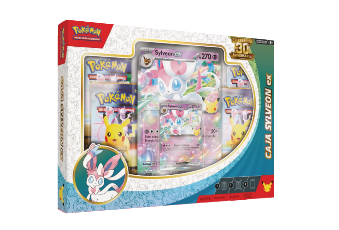 Captura de pantalla 2026-10-03 130035 Caja de 30 Aniversario Sylveon EX _ LATAM - Imagen 1